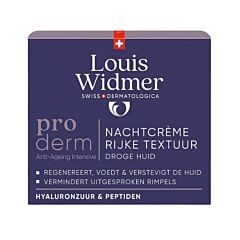 Louis Widmer Proderm Nachtcrème Rijke Textuur Parfum - 50ml