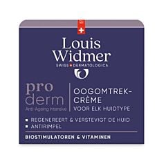Louis Widmer Proderm Oogomtrekcrème Zonder Parfum - 30ml