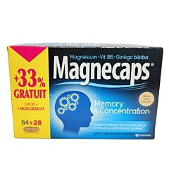 Magnecaps Memory & Concentration 84 Gélules + 28 GRATUIT