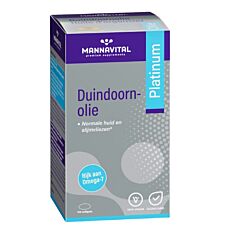 Mannavital Duindoornolie Platinum - 111g - 150 Softgels