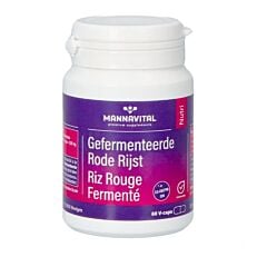 MannaVital Gefermenteerde Rode Rijst - 60 V-Capsules