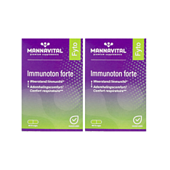 Mannavital Immunoton Forte - 2 x 60 Capsules Duopack
