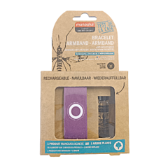 Manouka Bracelet Anti-Moustiques Violet Uni - 1 Pièce