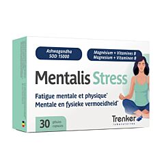 Mentalis Stress Fatigue Mentale et Physique 30 Gélules