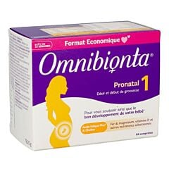 Omnibionta Pronatal 1 - Desir et Début de Grossesse - 84 Comprimés