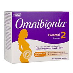 Omnibionta Pronatal 2 - Grossesse - 28 Comprimés + 28 Gélules