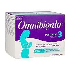 Omnibionta Postnatal 3 Allaitement 8 Semaines - 56 comprimés + 56 capsules
