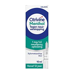 Otrivine Menthol Volwassenen Nasaal Spray 10ml