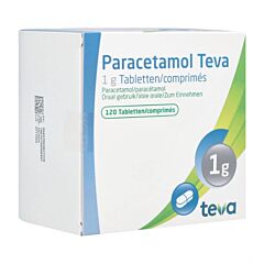 Paracetamol Teva 1g 120 Comprimés