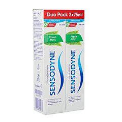 Sensodyne Fresh Mint Tandpasta Tube - Duopack 2x75ml