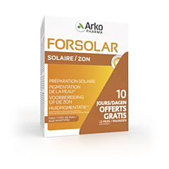 Arkopharma Forsolar Solaire - 60 Comprimés - PROMO 10 Jours Offerts