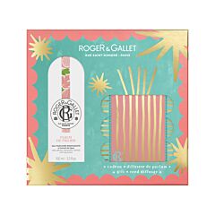 Roger&Gallet Coffret Cadeau Eau Parfumée Bienfaisante Fleur de Figuier 100ml + Diffuseur