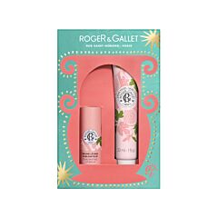 Roger&Gallet Coffret Cadeau Duo Fleur De Figuier Baume à Lèvres 5g + Crème Mains 30ml