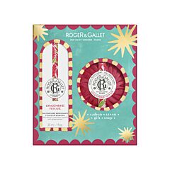 Roger & Gallet Coffret Cadeaux Eau Parfumée Gingembre Rouge 30 ml + Savon Gingembre Rouge 100g