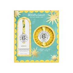 Roger&Gallet Coffret Cadeaux Eau Parfumée Cédrat 30ml + Savon 100g Offert