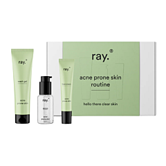 Ray. Cadeauset Acnegevoelige Huid Routine - 3 producten 