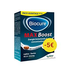 Biocure Max Boost - 30 Comprimés Promo -5€