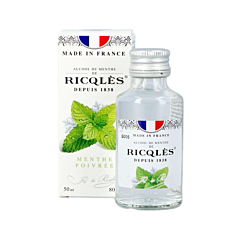 Ricqles Alcool de Menthe 80% Vol. Flacon 50ml