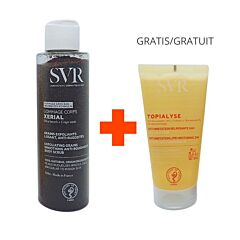  SVR Xerial Gommage 100g + topialyse Huile Lavante - 55ml Gratuit