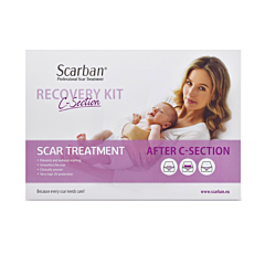 Scarban C-Section Voorgevormde Siliconenpleister Keizersnede - 1 Stuk