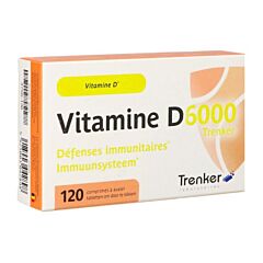 Trenker Vitamine D6000 - 120 Tabletten