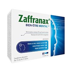 Zaffranax Bien-être Mental - 60 Gélules