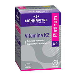  Mannavital Vitamine K2 Platinum V-caps - 60 Capsules