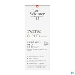 Louis Widmer Remederm Lichaamsmelk 5% Ureum Zonder Parfum - 200ml
