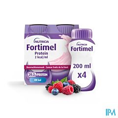 Fortimel Protein 2kcal Fruit Foret - 4x200ml