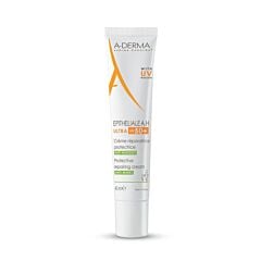 A-Derma Epitheliale Ultra Crème Réparatrice Protectrice Anti-marques SPF50+, Peau fragilisée  40ml
