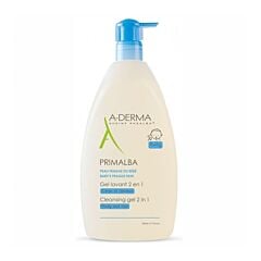 A-Derma Primalba Gel Lavant 2-en-1 Flacon Pompe 500ml