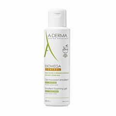 A-Derma Exomega Control Gel Moussant Emollient anti-grattage, Peau sèche tendance atopique 500ml