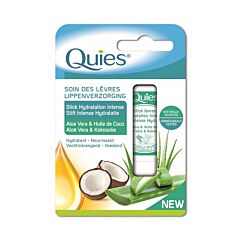 Quies Stick Lèvres Hydratation Intense Aloë Vera & Huile de Coco 4,5g