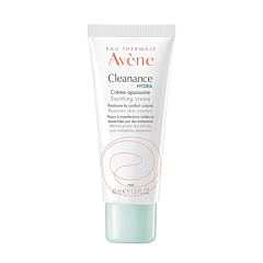 Avène Cleanance HYDRA Crème apaisante, Peau à imperfections irritées & déséchées par traitements 40ml