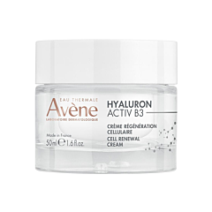 Avène Hyaluron Activ B3 Crème régénération cellulaire anti-âge, Acide hyaluronique & Niacinamide 50ml