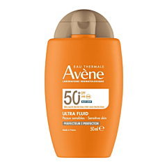 Avène Zon SPF 50+ Ultra Fluid Perfector getint Zeer hoge zonnebescherming, Gevoelige huid 50ml