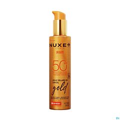 Nuxe Huile Solaire Gold Haute Protection SPF 50