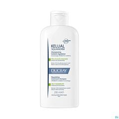 Ducray Kelual Squanorm Shampooing Traitant Régulateur anti-pelliculaire, Pellicules Grasses 200ml