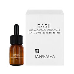 RainPharma Premium Essential Oil Basilic Flacon Compte Gouttes 30ml