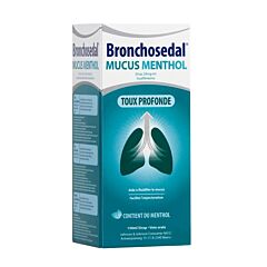 Bronchosedal Mucus Menthol Sirop Toux Profonde Flacon 150ml