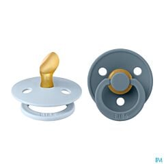 Bibs 1 Sucette Anatomic Duo Petrol/Blue