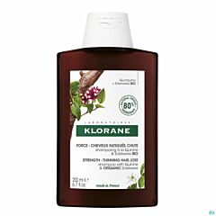 Klorane Quinine & Edelweiss BIO Shampooing Fortifiant & Revitalisant, Chute de cheveux 200ml