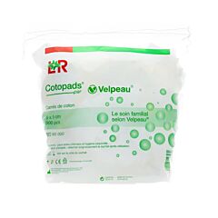 Cotopads Velpeau Katoenschijfjes 5x5cm 500 Stuks