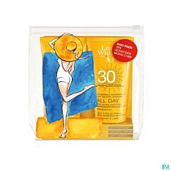 Louis Widmer Sun All Day Lait Solaire Liposomal IP30 Avec Parfum Tube PROMO 2x100ml