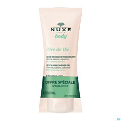 Nuxe Body Rêve de Thé Gelée de Douche Ressourçante Tube PROMO DUO 2x200ml