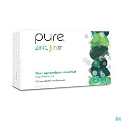 Pure Zinc Junior - 60 Kauwtabletten