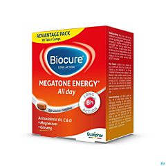 Biocure Megatone Énergie Longue Action 8h 90 comprimés