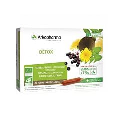 Arkopharma Arkofluides Détox 20 Jours 20 Ampoules