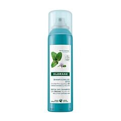 Klorane Menthe Aquatique BIO Shampooing sec Détox, Tous types de cheveux 150ml