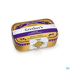 Grether's Pastilles Blueberry Myrtille Sans Sucre Boîte 110g
